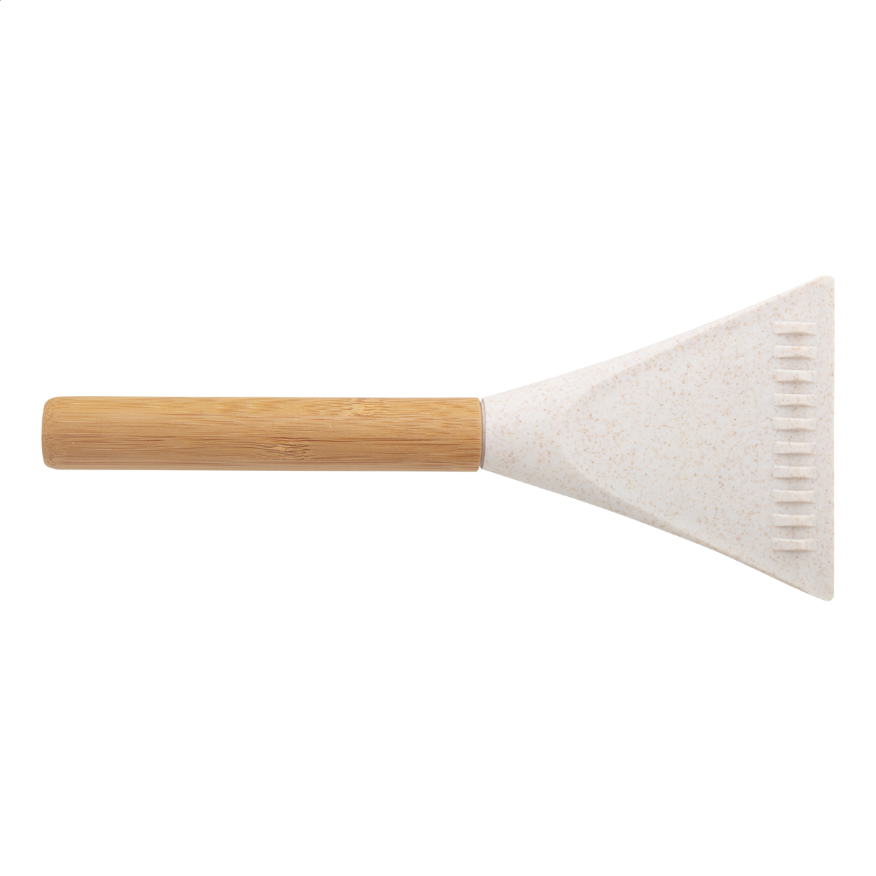 Membek eco wheat straw ice scraper with bamboo handle and logo