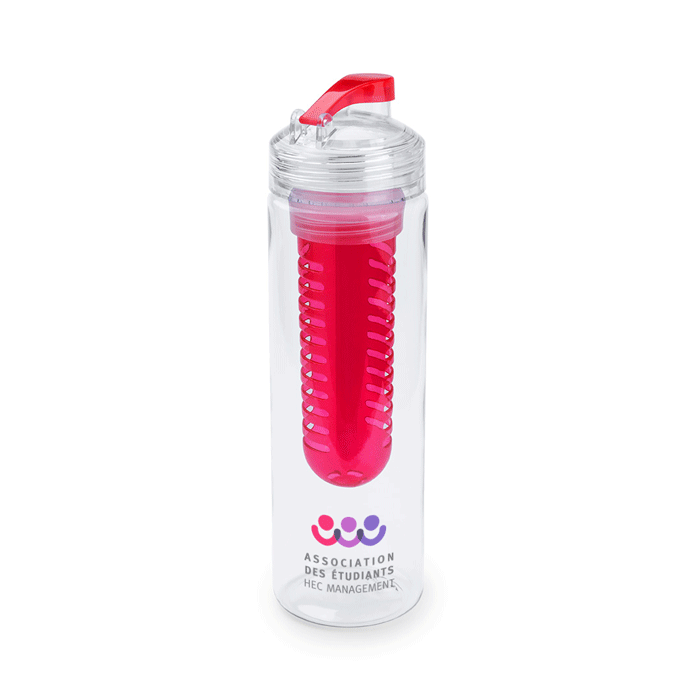 Water bottle made of heat-resistant Tritan material, comes with a chiller accessory - Yalding