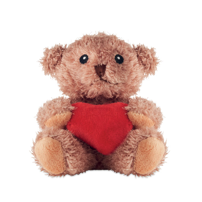 Plush teddy bear with heart