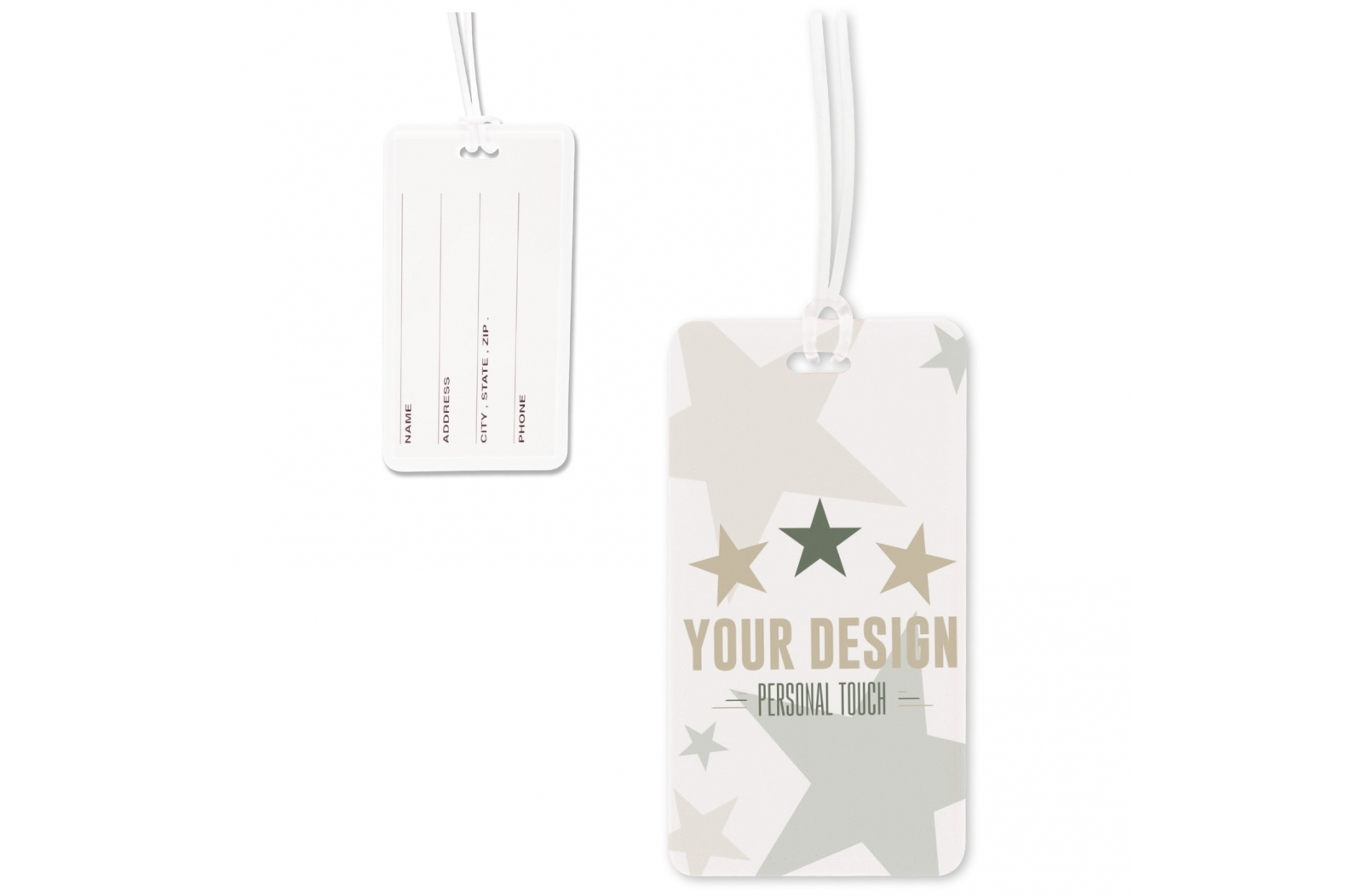 Removable Card Luggage Tag - Llanfairpwllgwyngyllgogerychwyrndrobwllllantysiliogogogoch
