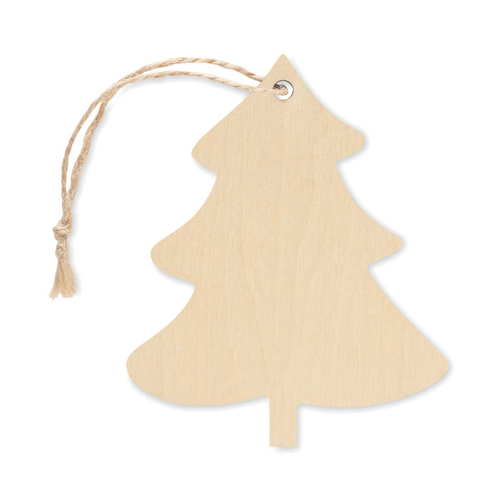 Plywood Christmas Tree Ornament - Kingussie