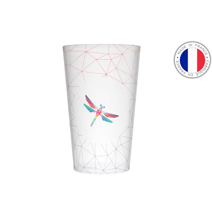 Personalised Translucent Reusable Plastic Cup with Digital Printing - Lichfield