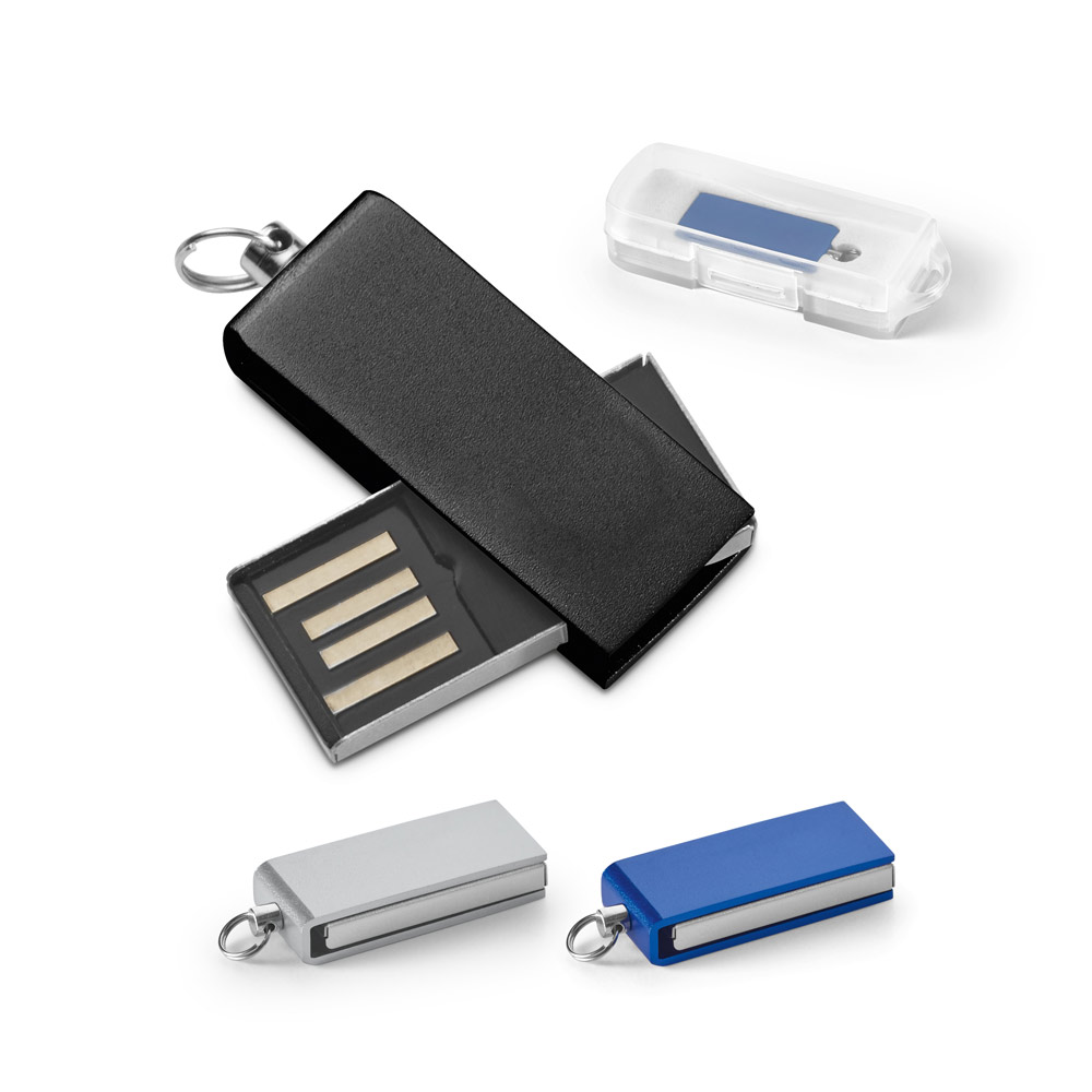 Compact Aluminum USB Flash Drive - Deddington - Castle Cary