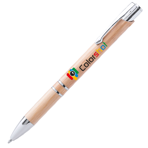Kugelschreiber bedrucken Bambus - Raku