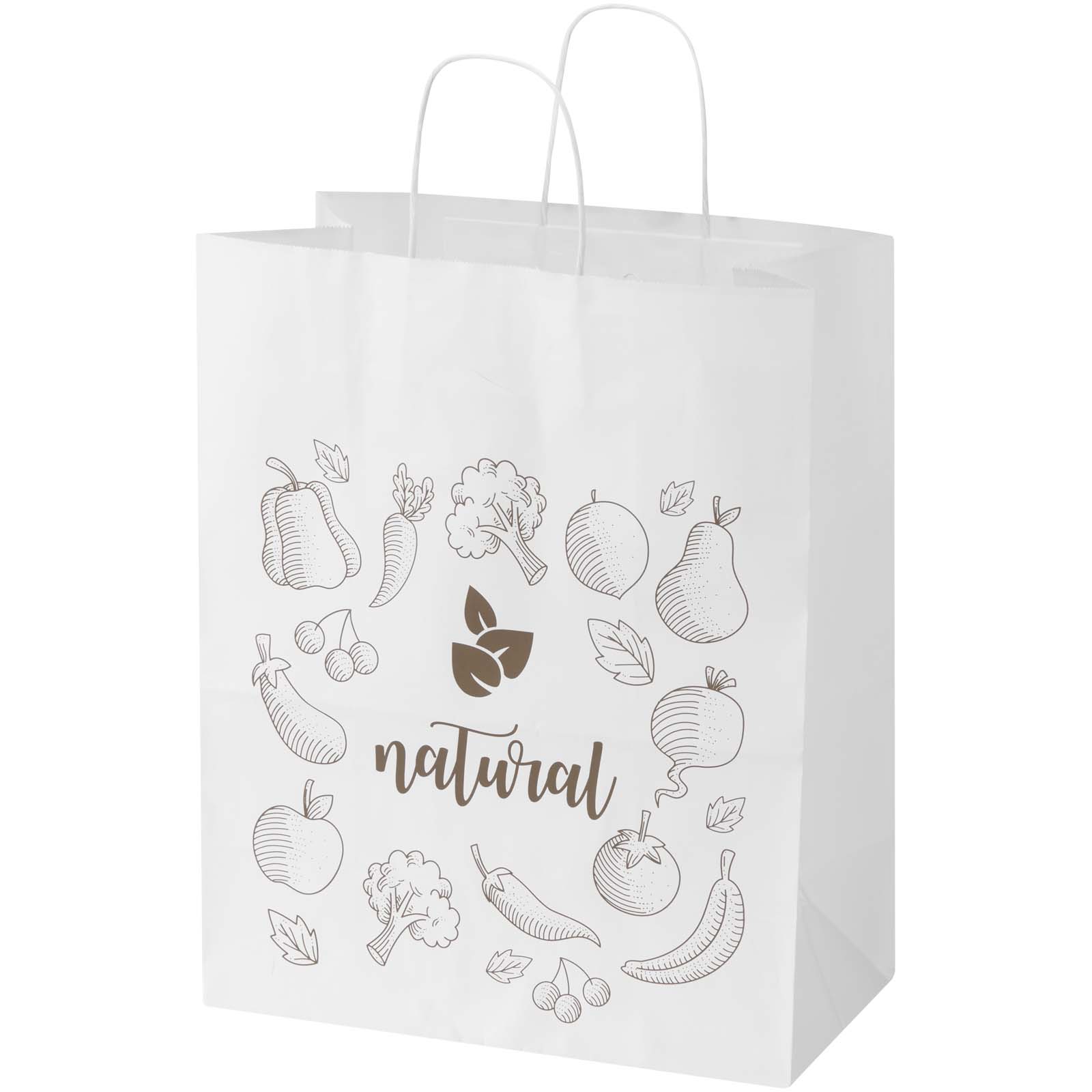 Elegant Eco Kraft Bag - East Goscote printed with logo