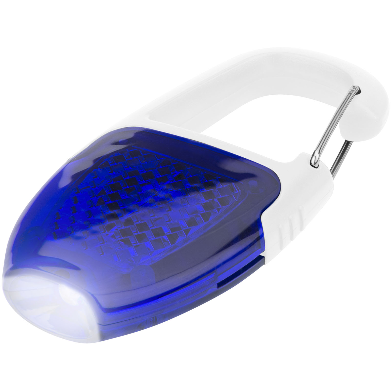 Reflective Carabiner with Chrome Clip and LED Light - Little Snoring - Abbeythorpe