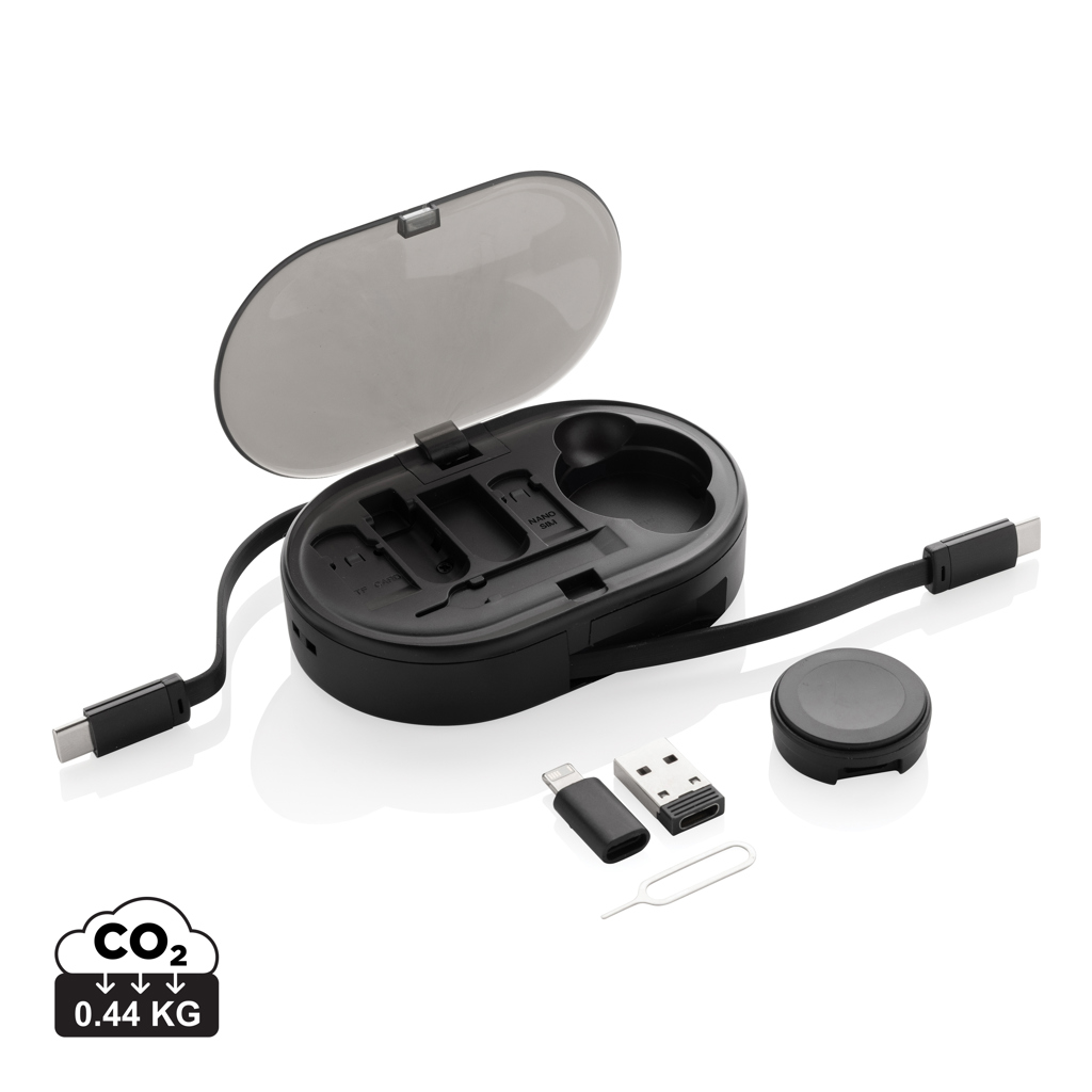 Chargevix RCS multifunktionales 60W-Ladeset aus recyceltem Kunststoff