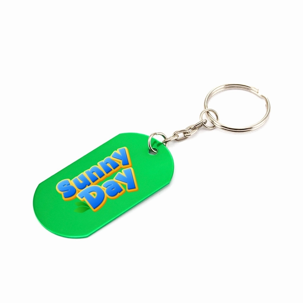 Aluminum Keychain in Bright Tones - East Sutton