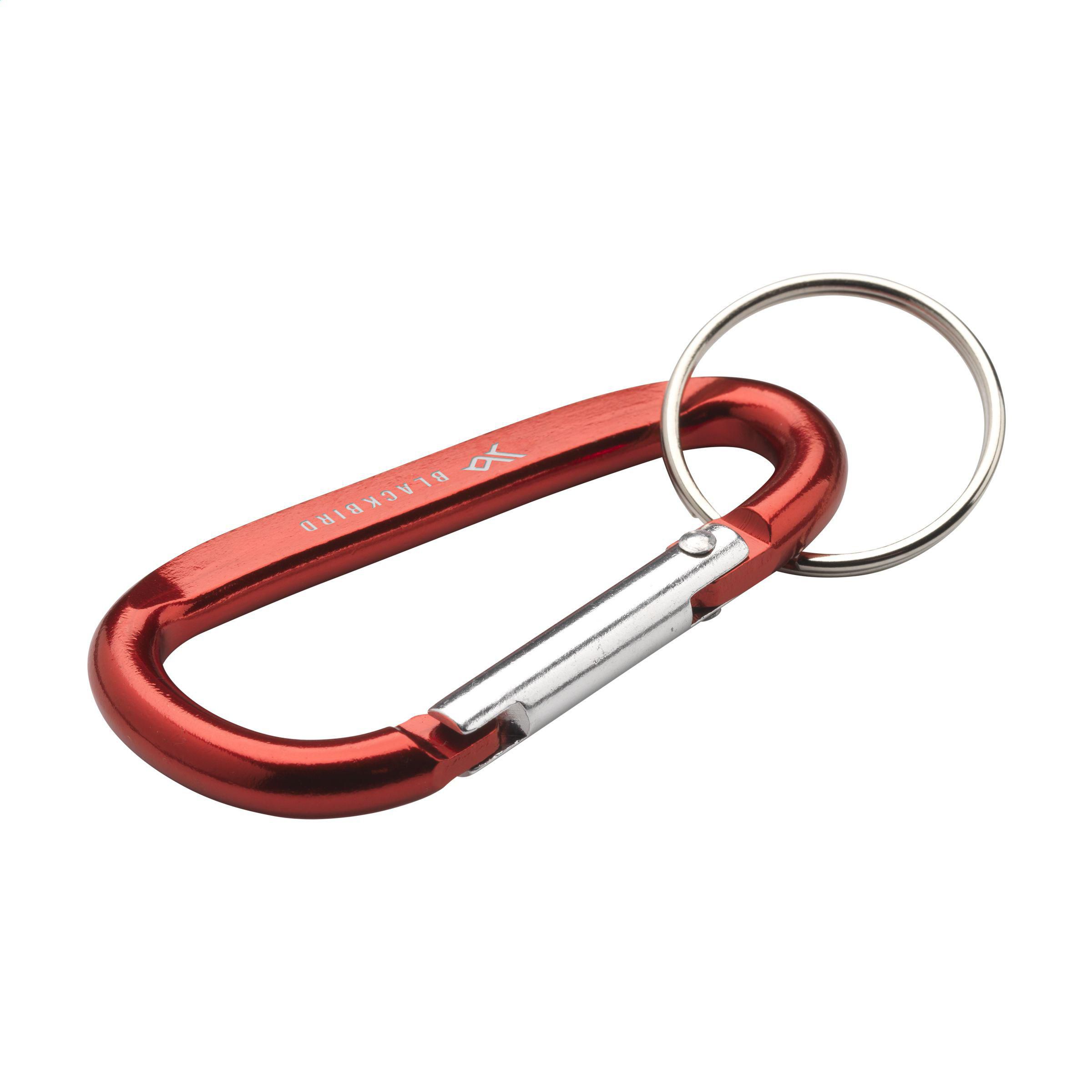 Recycelter Alu-Karabiner - Dornhan bedrucken mit Logo