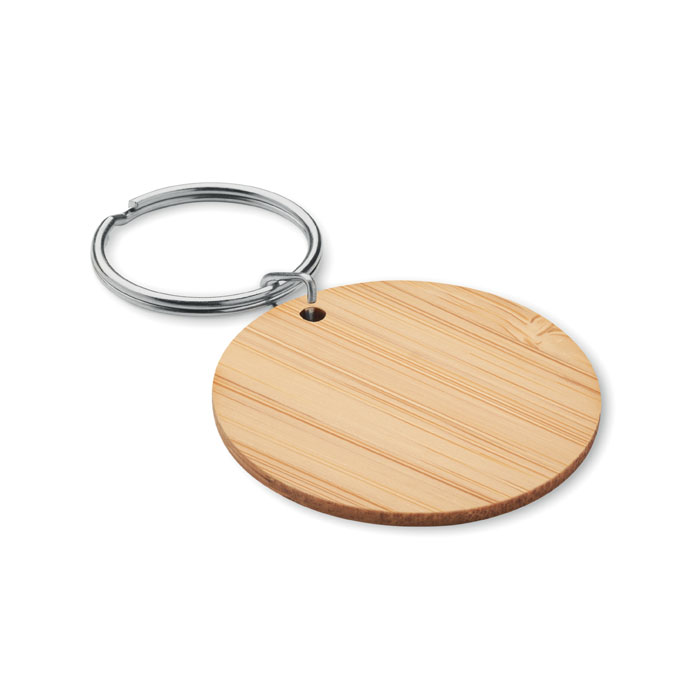 Natural Bamboo Key Ring - Wotton-under-Edge