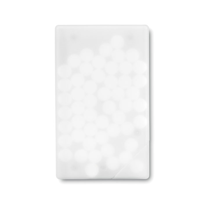 A dispenser for mints that is designed to look like a credit card - Threlkeld