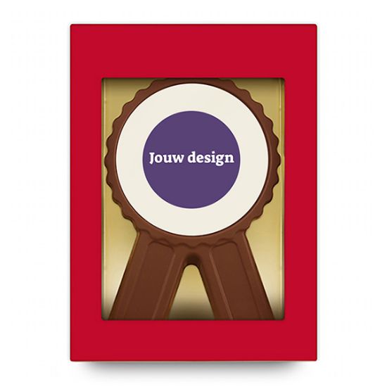 Personalized chocolate medal - Whitehill