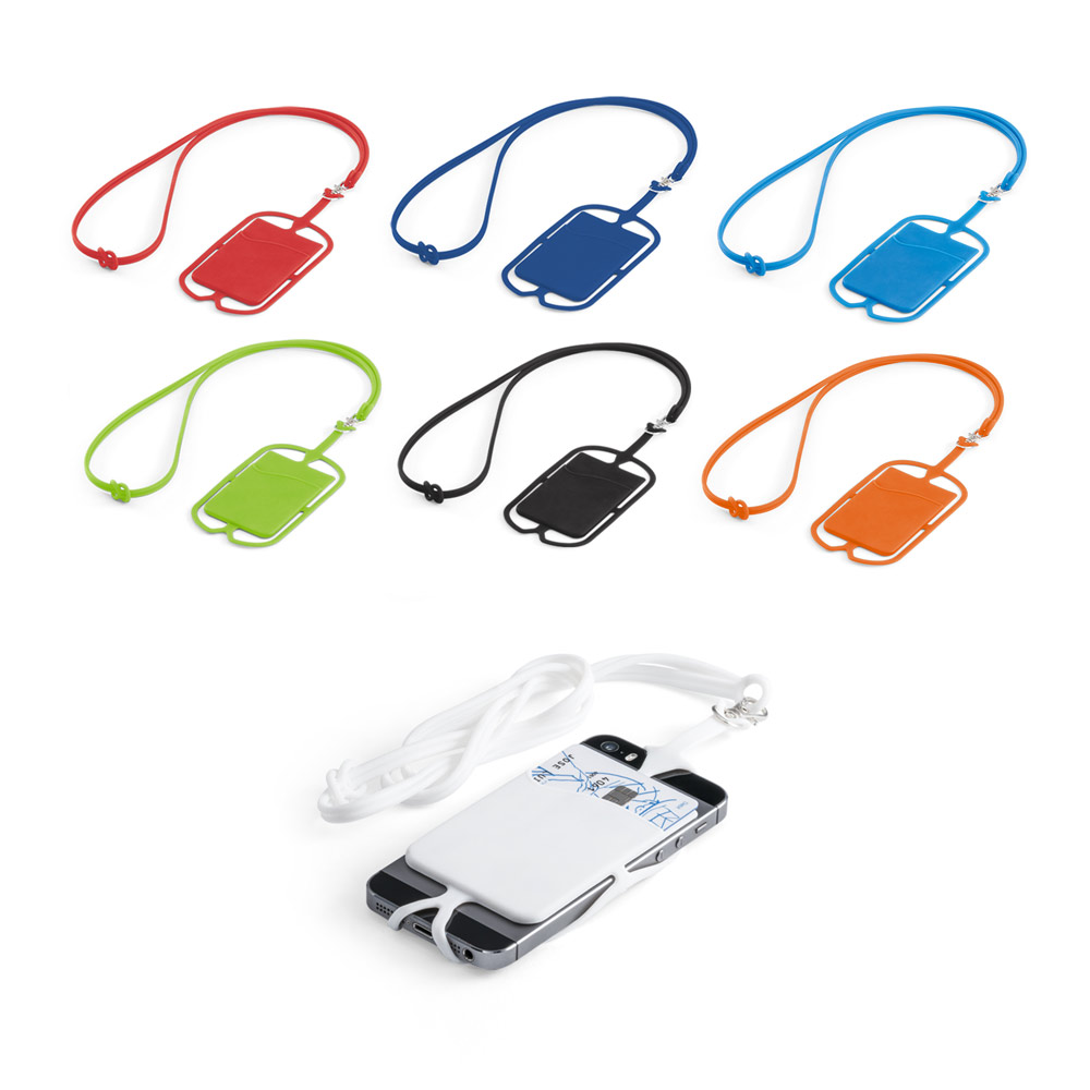 Silicone Card Holder with Lanyard and Smartphone Holder - Bourton-on-the-Water - Mirfield