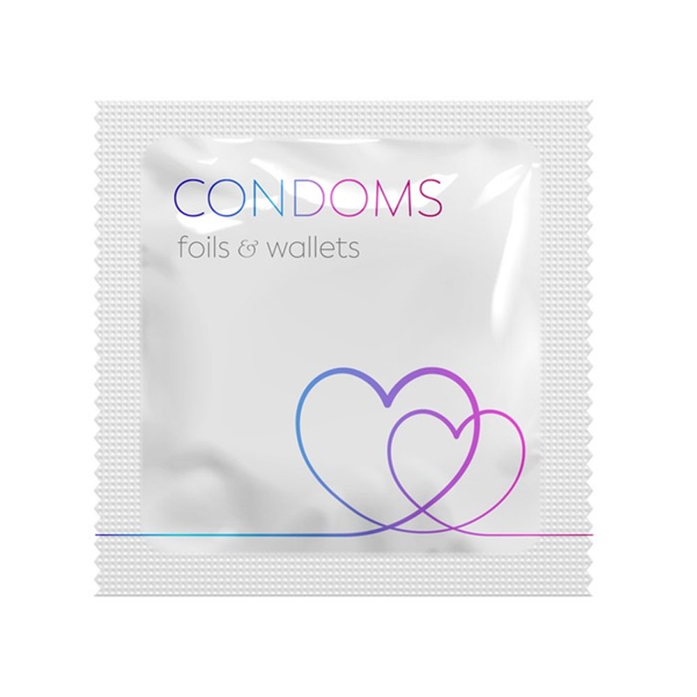 Personalized condom with plastic packaging - PR01