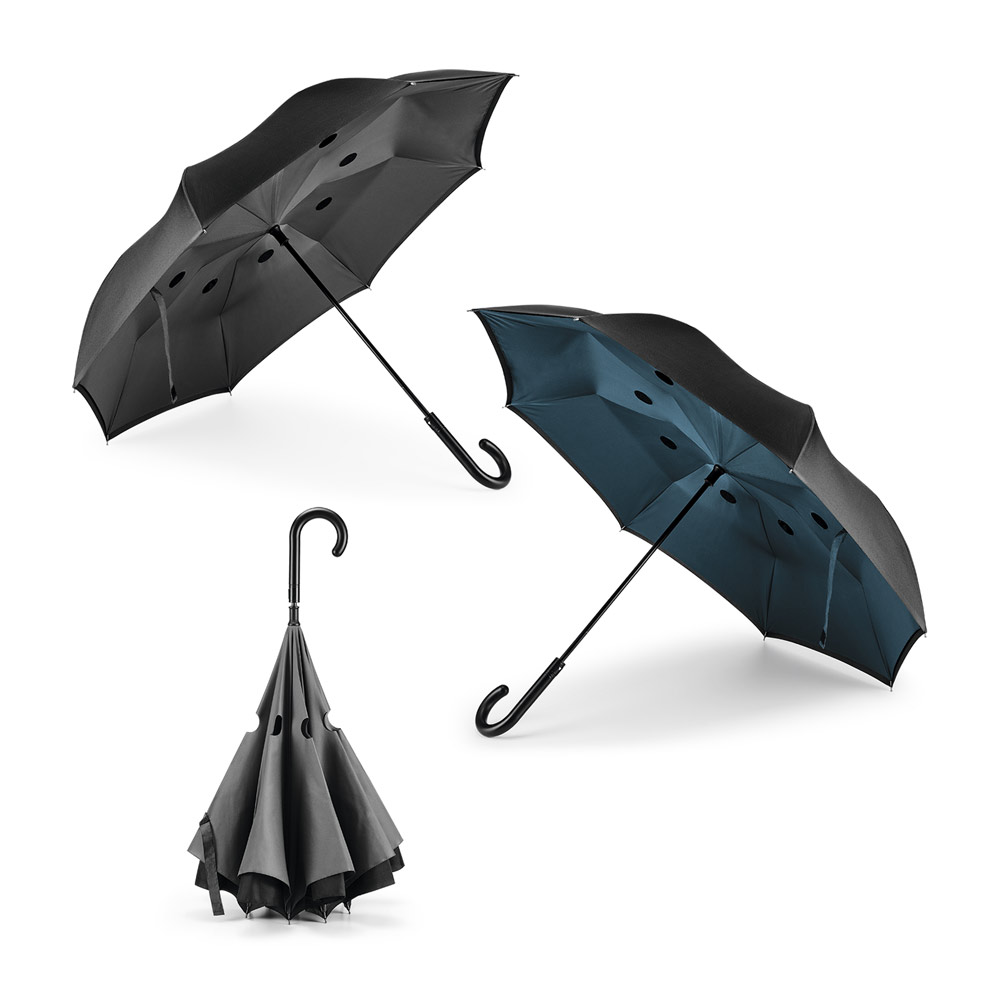 Reversible Pongee Umbrella - Alfriston