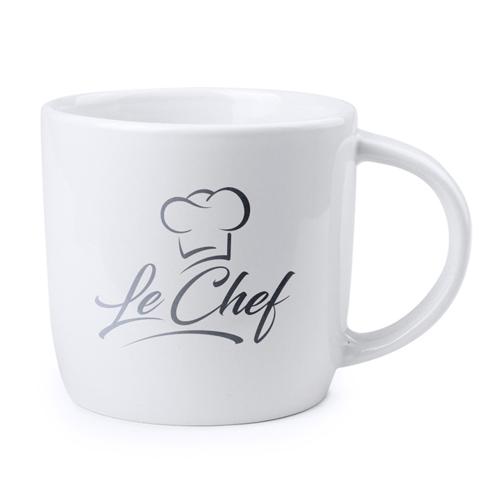 White Ceramic Coffee Mug 380ml  - Millington