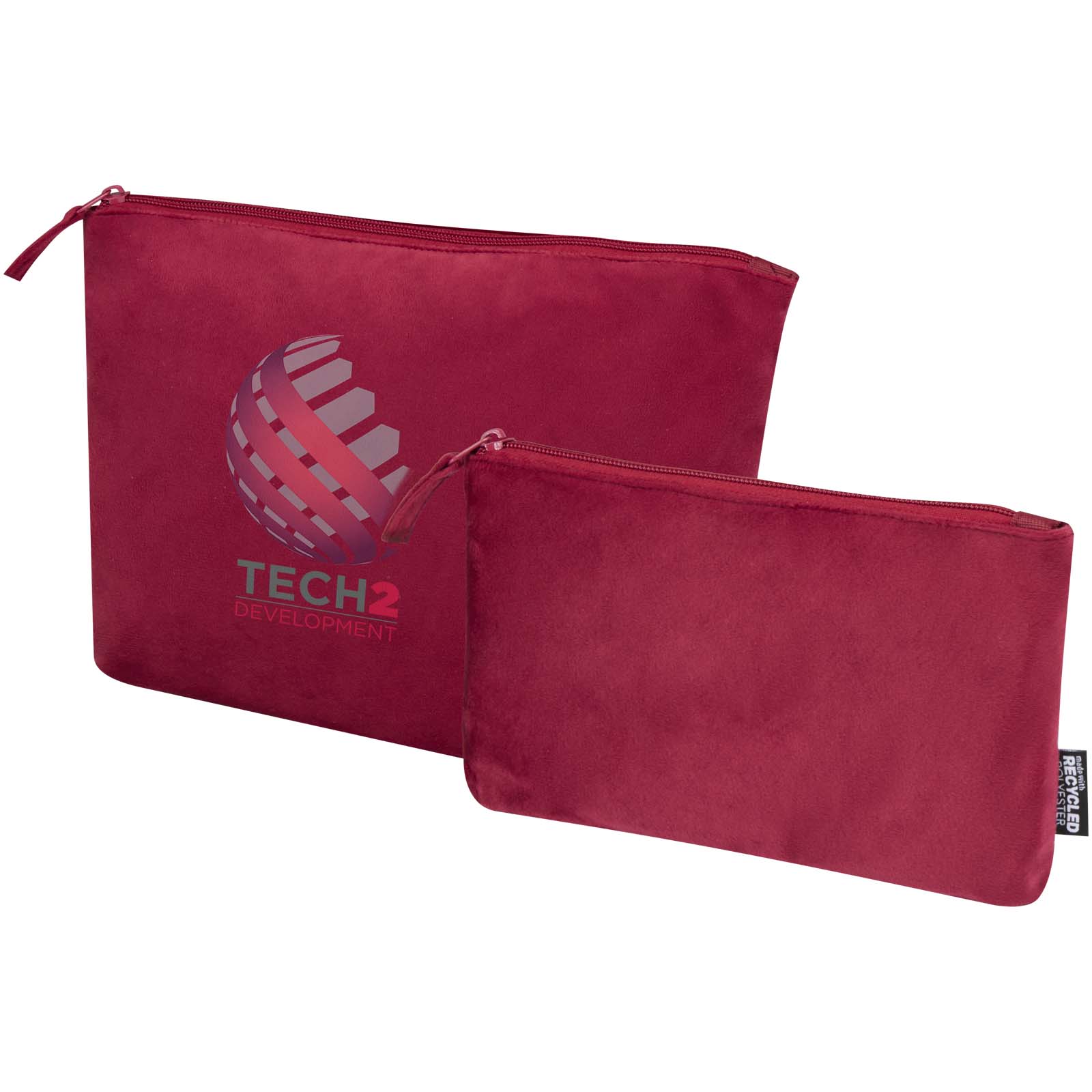Eco Velvet Duo Toiletry Set - Llantrisant printed with logo