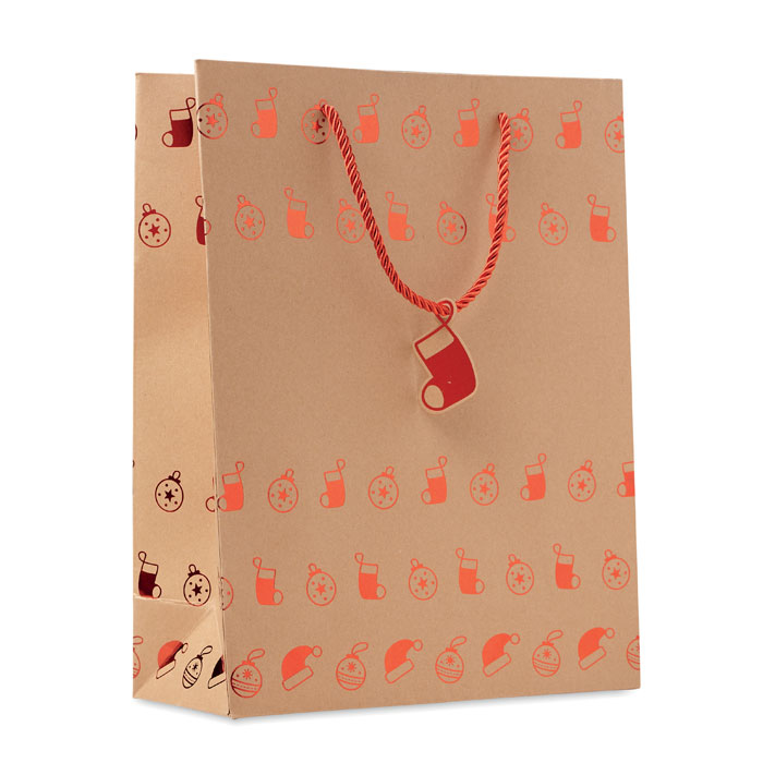 Seasonal Elegance Kraft Paper Bag - Farnham - Hayling Island