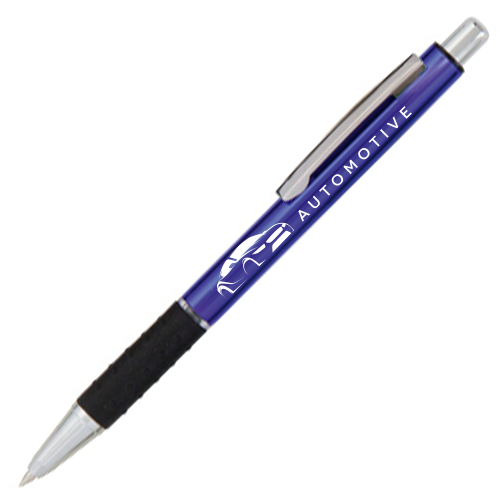 Two-Tone Aluminum Push-Up Ballpoint Pen - Avenham
