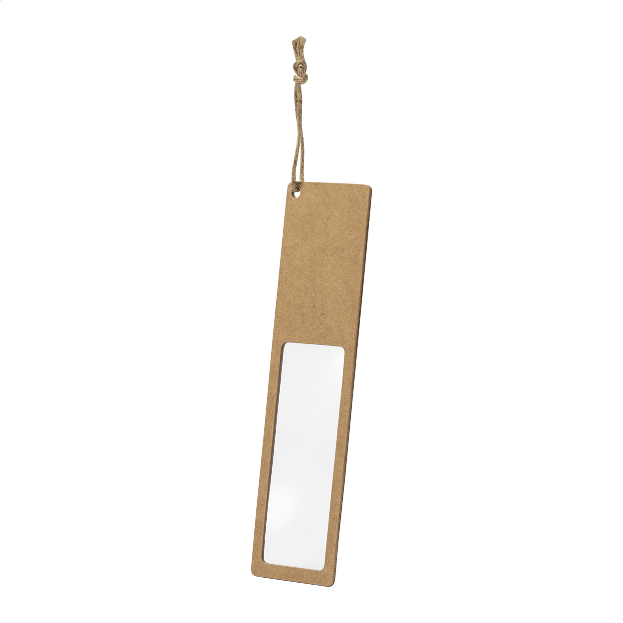 Niffy recycled paper magnifier bookmark with string and your logo