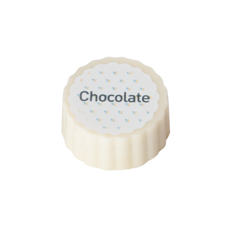 White Chocolate Engraved with Hazelnut Praline - Doddington