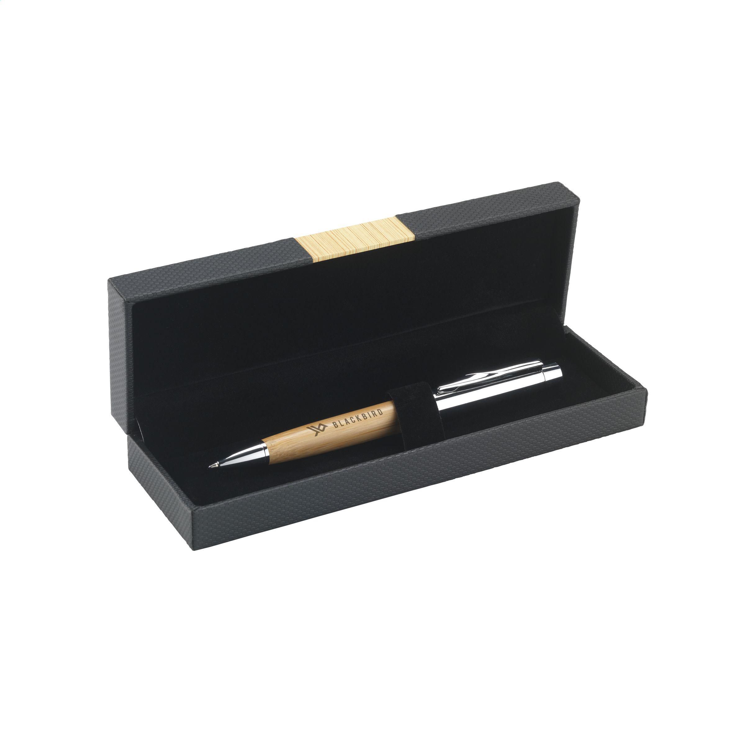 Elegant Bamboo Luxe Pen - Great Barr printed with logo