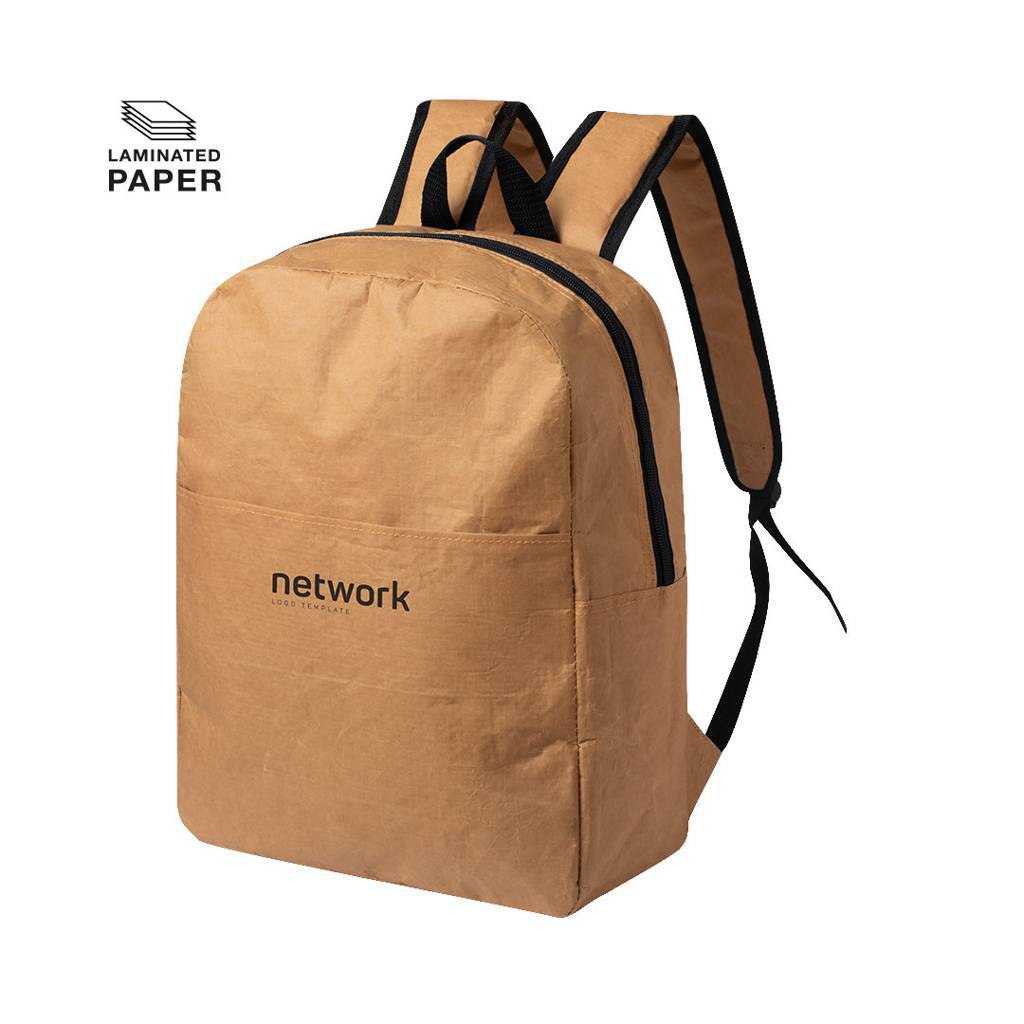 Umweltfreundlicher personalisierter Rucksack aus laminiertem Papier 130 g/m² - Yonkers