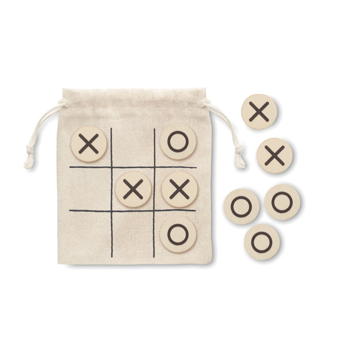 Natural Wood Tic Tac Toe Set - Little Elm - Hayling Island