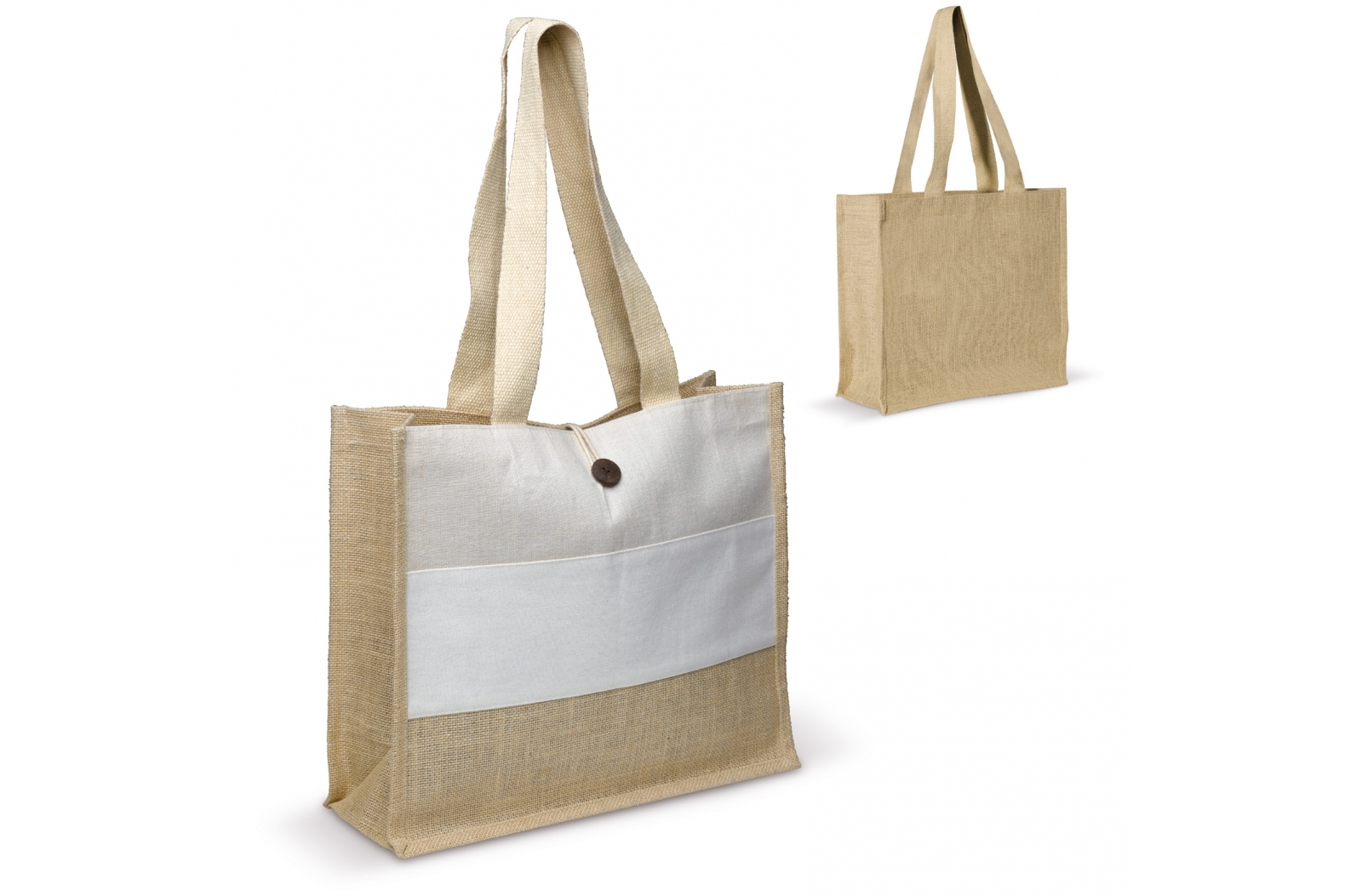 Jute Shopping Bag - Spaxton - Eastbourne