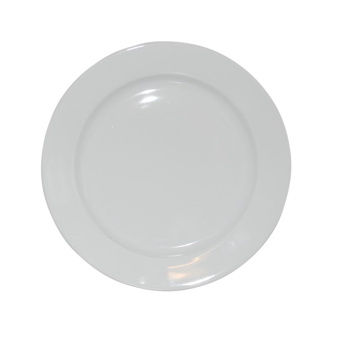 Wide Rim Plate White 26.5 cm - Hindhead