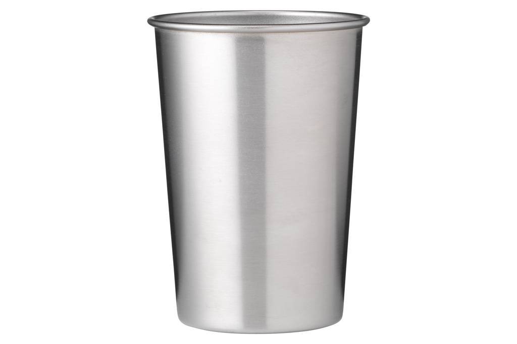 A drinking cup made of stainless steel that can be used multiple times - Slough