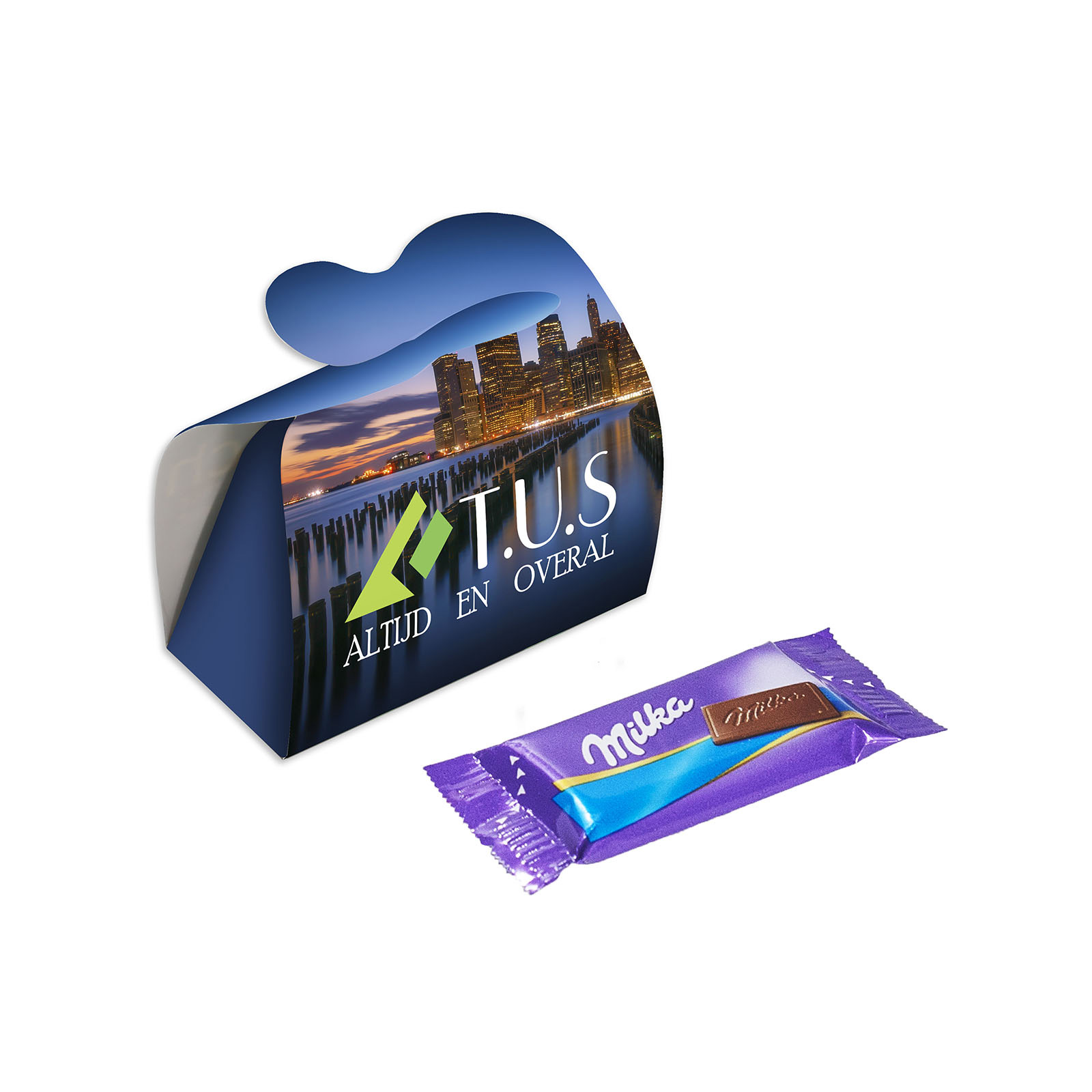 Full Color Printed Box with 1 Mini Milka - Askett - Halton