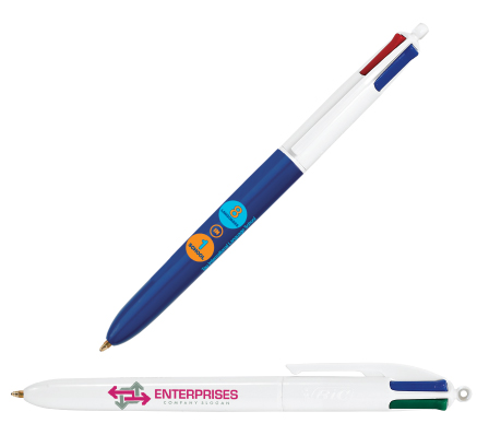 Four-Color Ink Pen with Breakaway Clasp - Sandhurst