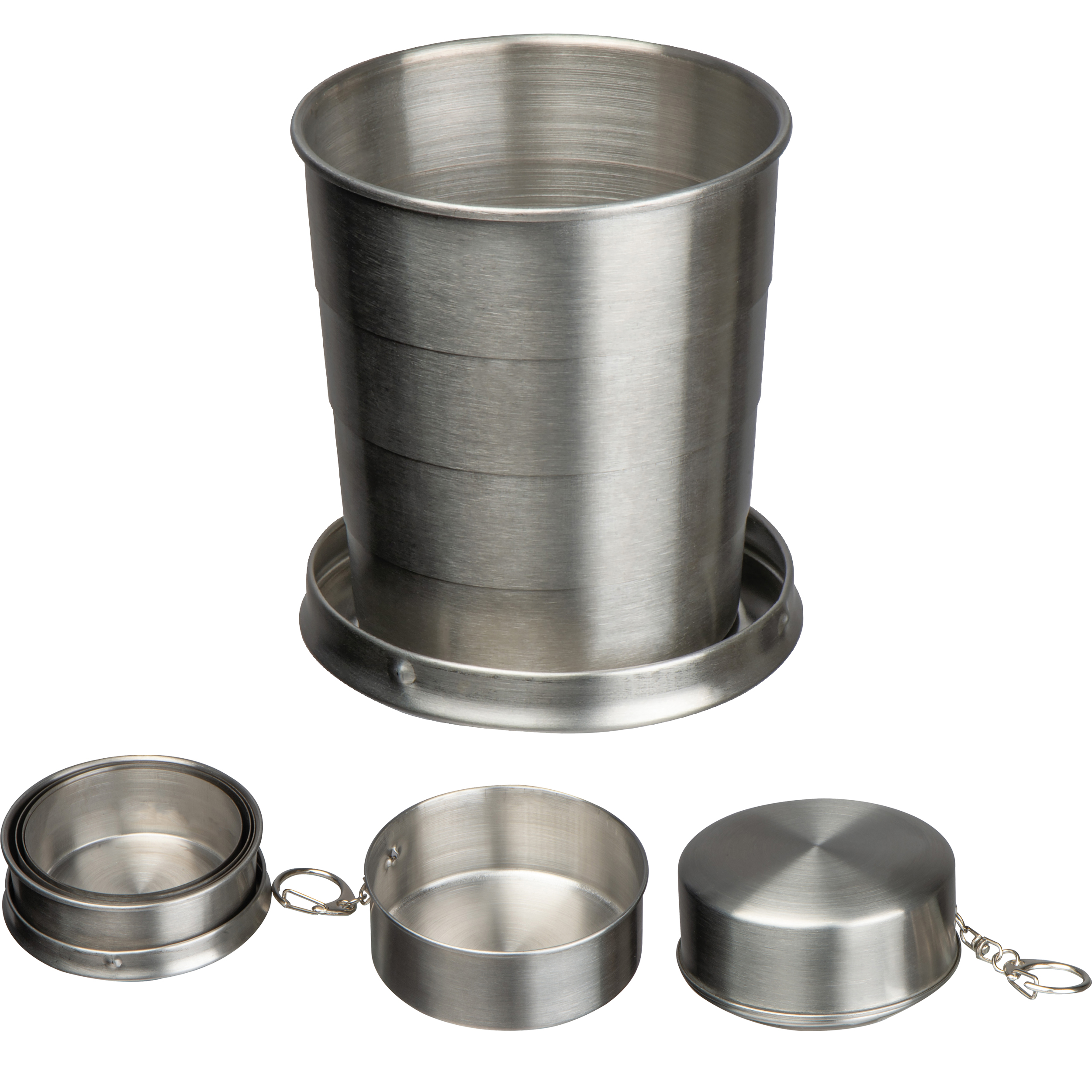 Foldable stainless steel drinking cup - Barham Heath