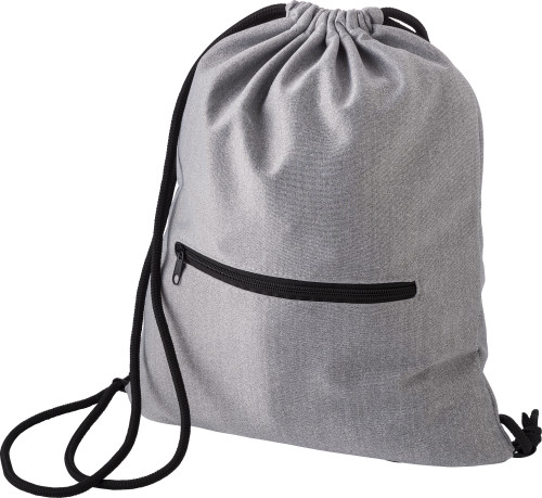 A Hulland Ward drawstring backpack made from Jersey fabric. - Rushall
