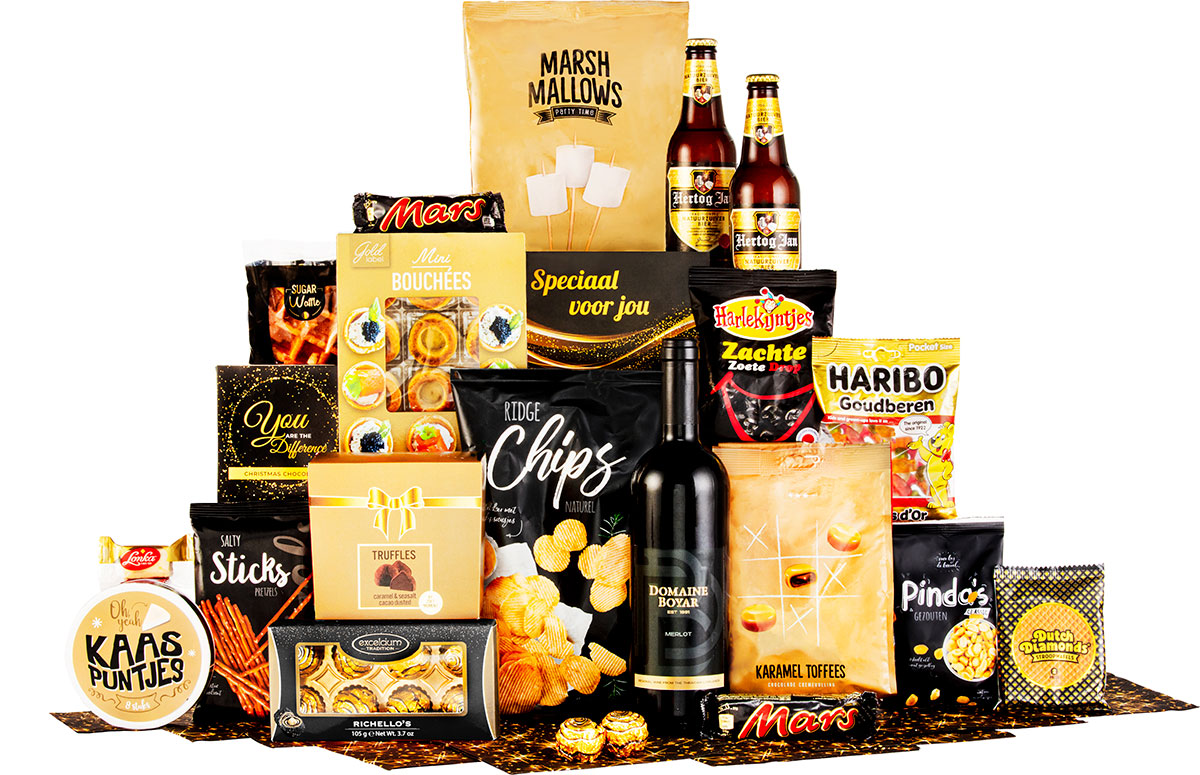 Well played" gourmet box with 25 treats