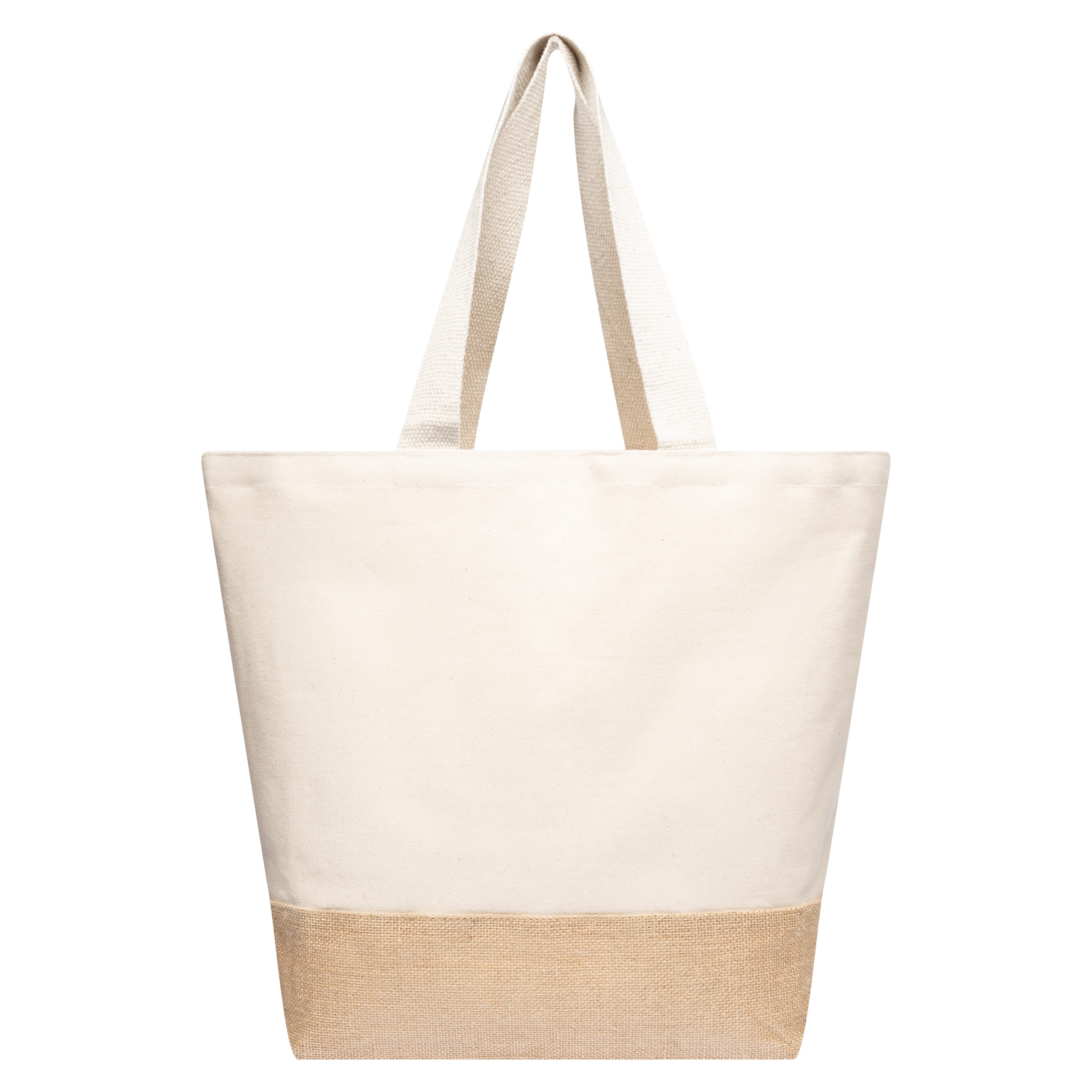 Jute Shopping Bag with Cotton Pocket - Eynsford - St Austell