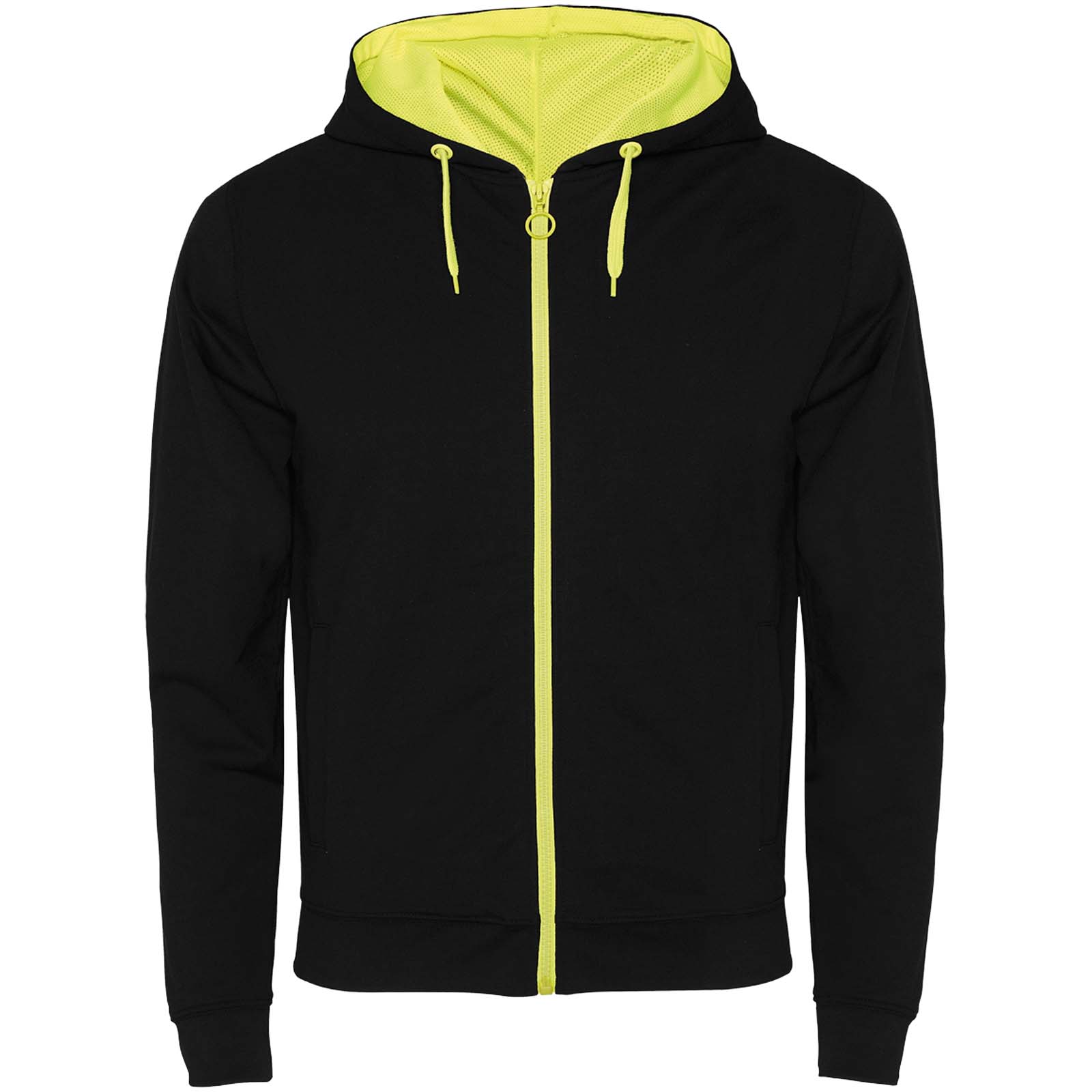 Fluor Accent Unisex Sweat Jacket - Whitstable