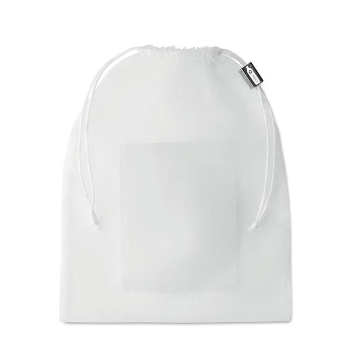 Mesh RPET Food Bag with Front Pocket - Balmoral