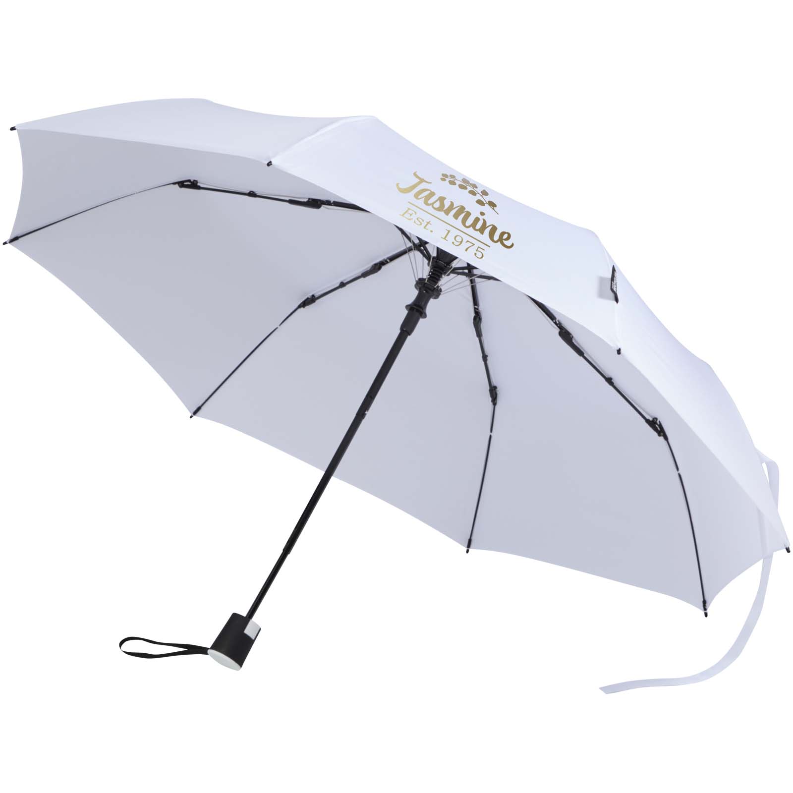 Agnes 21" foldable umbrella with automatic opening made from RPET