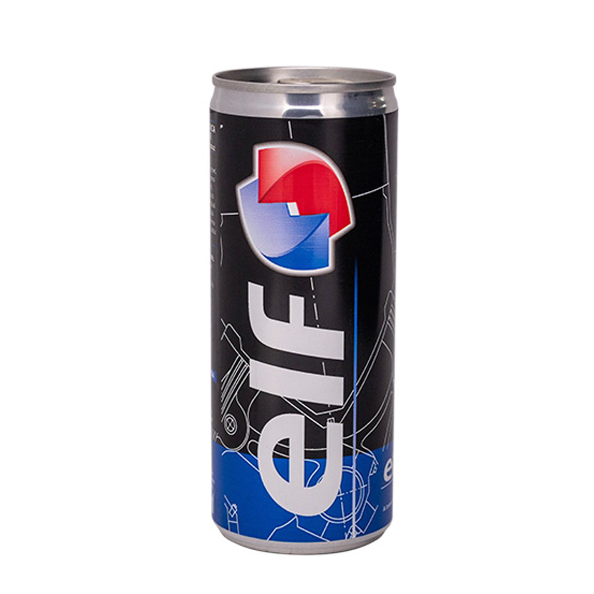 Custom Energy Drink Can with Full-Color Label 25cl - Butterton