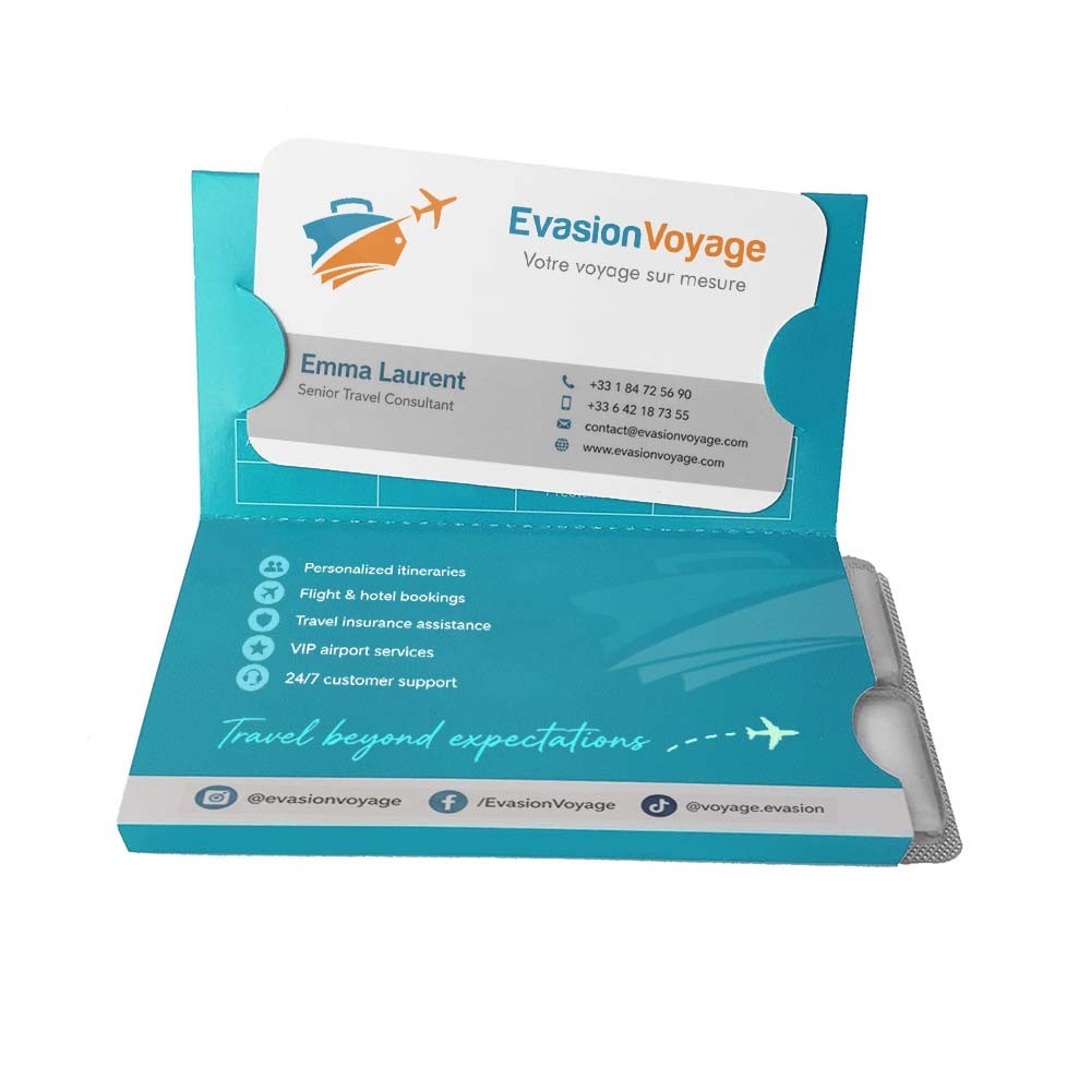 Sportlife® Business Card Gum Case - Much Wenlock