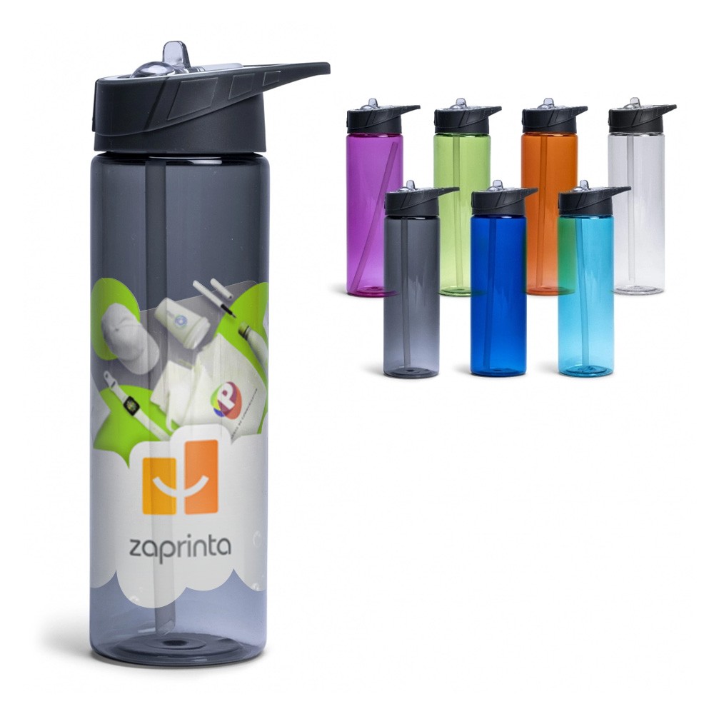 Tritan Trinkflasche mit Strohhalm 700ml