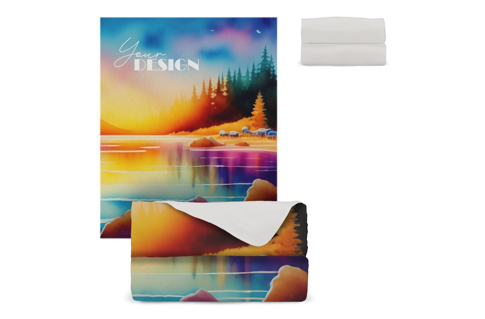 EcoSnug Sublimation Blanket - Jersey