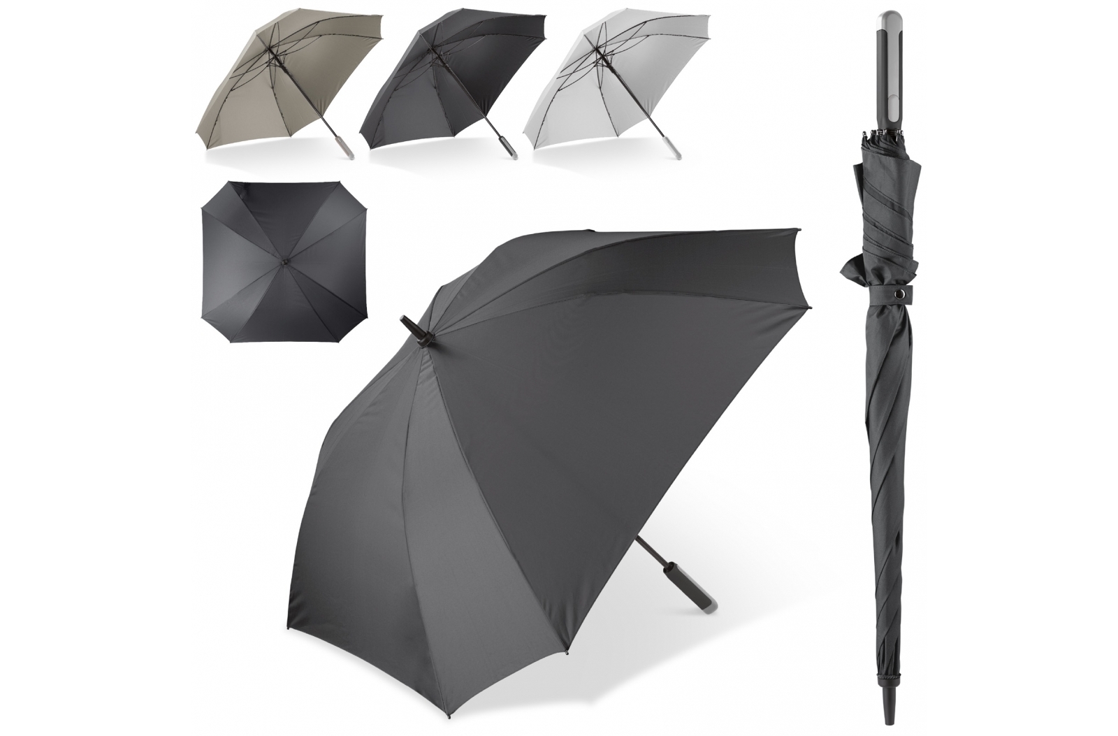 Luxus Regenschirm mit Hülle 27”