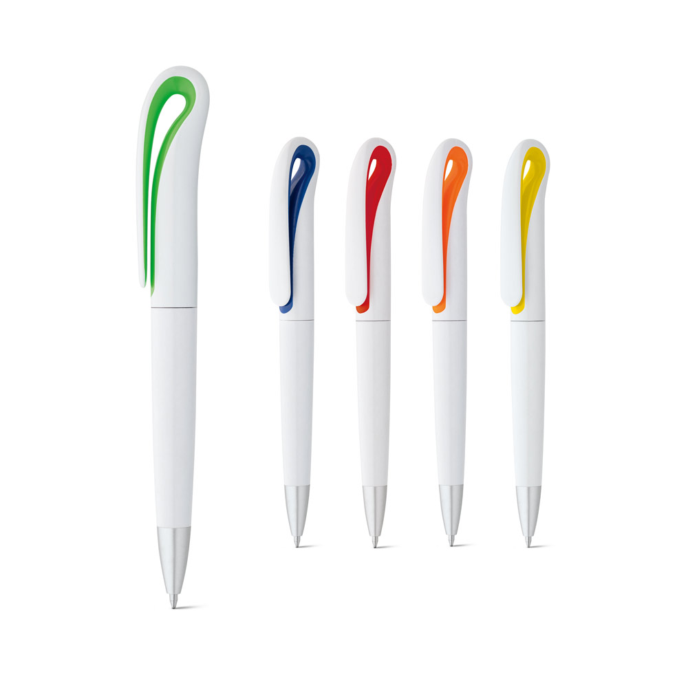 A ball pen with blue ink that has a twistable feature - Eccles - Beeston