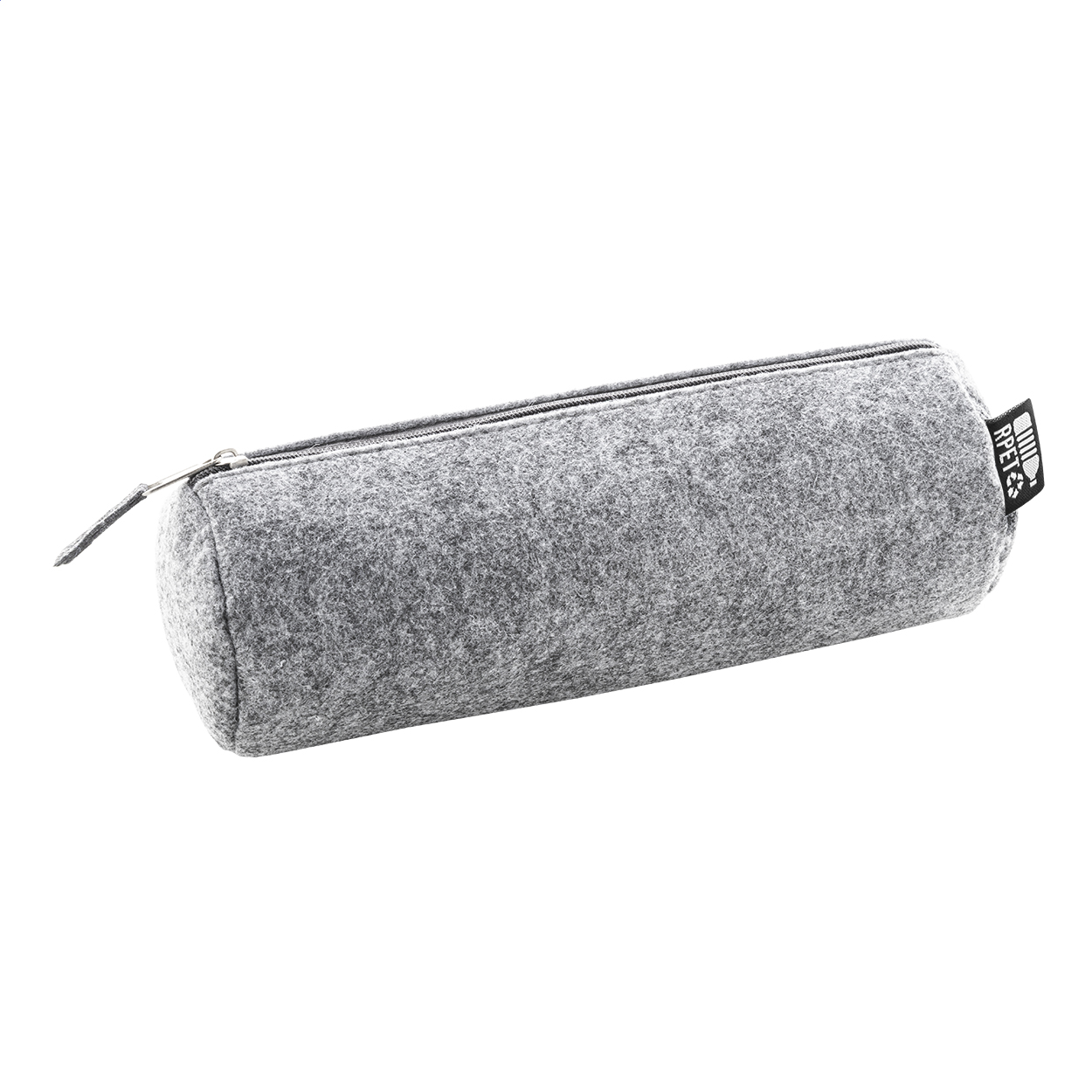 Refelt Draw zipped RPET felt pen case personalised with your logo