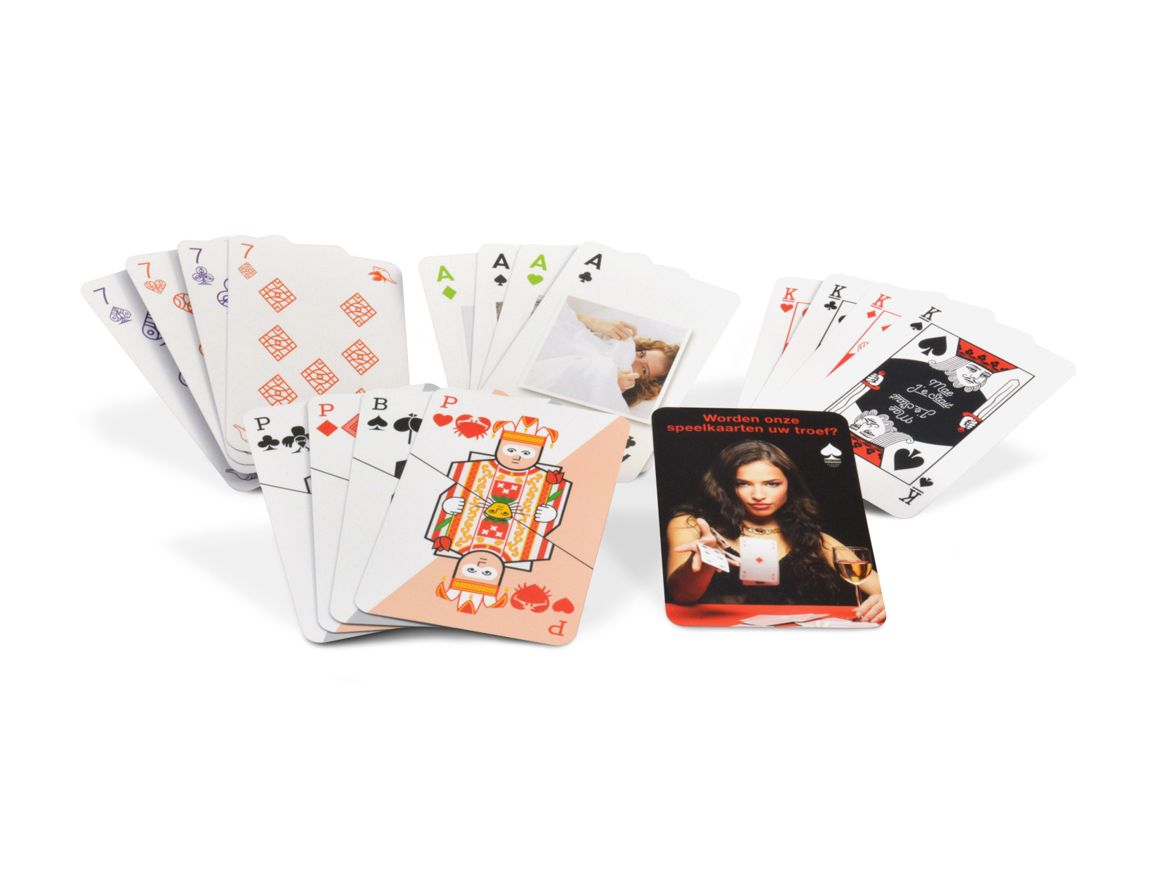 Card game with personalized front and back - Great Tew