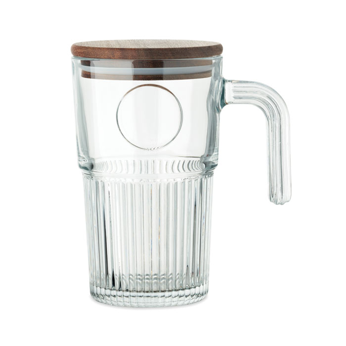 AcaciaSeal Glass Mug - Golden Cap