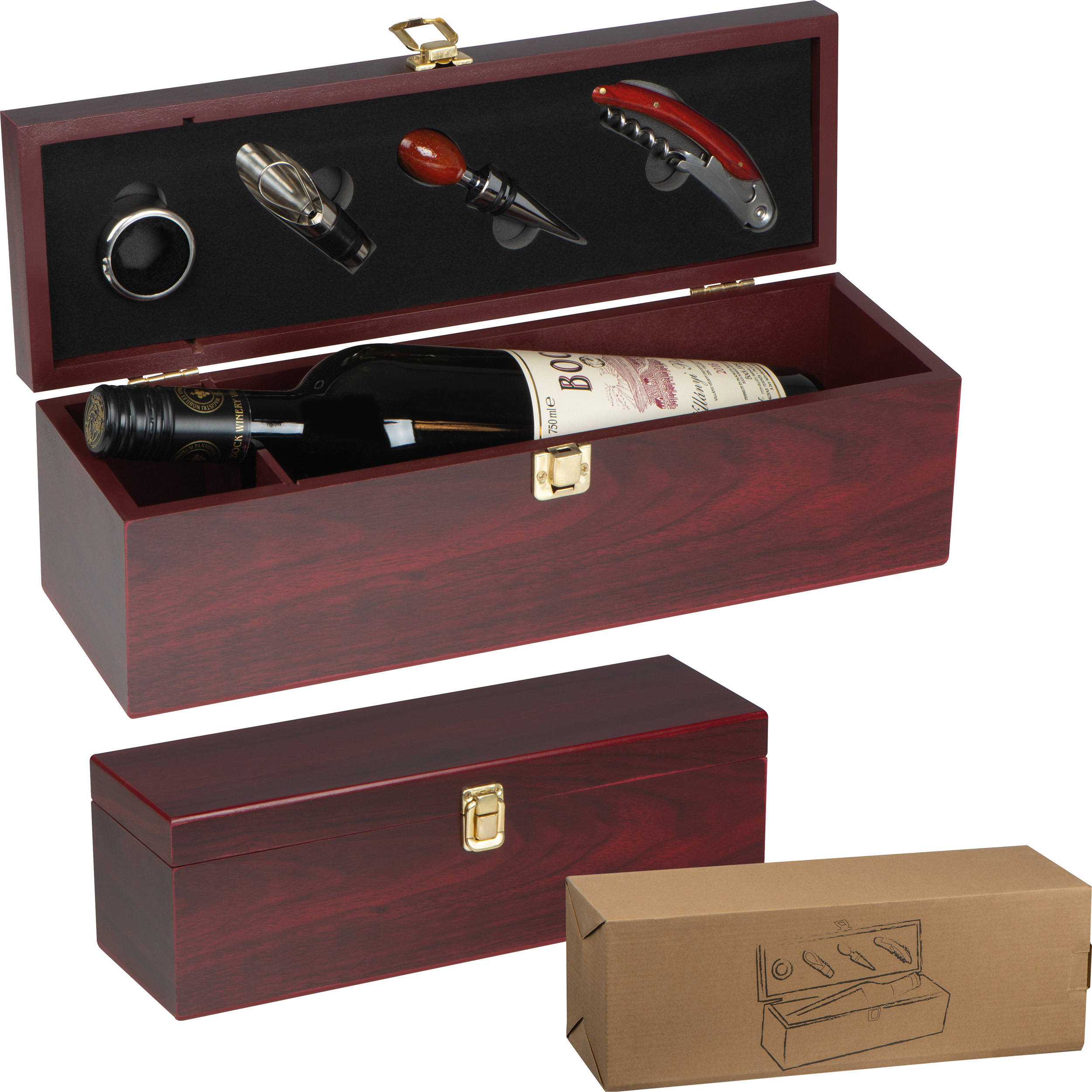 Personalised Wine Butler Box - Stanton Drew - Walton